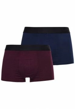 Superdry ORGANIC COTTON DOUBLE PACK - Boxer Shorts - Navy/burgundy -Superdry Shop 1ecd8a12426c4d95a827693e32f8ef03