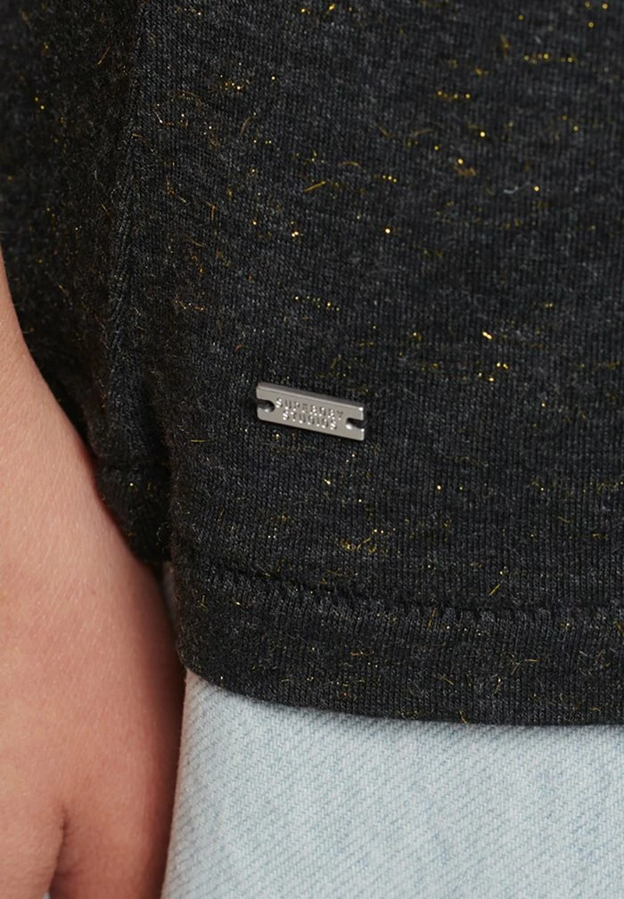 Superdry Basic T-shirt - BLACK METALLIC 3 Superdry Basic T-shirt - BLACK METALLIC - Image 3