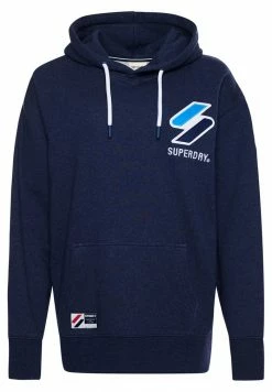 Superdry CODE APPLIQUE OVERSIZED - Sweatshirt - Princedom Blue Marl -Superdry Shop 1f1f35089273401d8a5003d7a0d40cb1