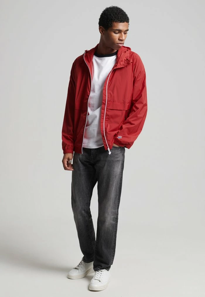 Superdry Summer Jacket - Varsity Red 2 Superdry Summer Jacket - Varsity Red - Image 2