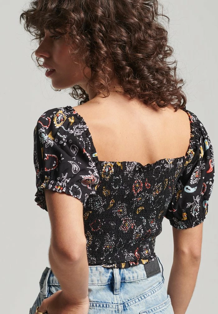 Superdry Blouse - Olivia Paisley Floral 2 Superdry Blouse - Olivia Paisley Floral - Image 2