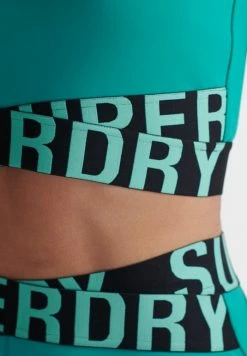 Superdry TRAINING CORE CROSS - Bustier - Teal Blue -Superdry Shop 1f4b628961f84e21a86b39647afb9dc0