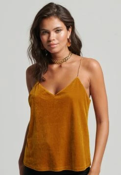 Superdry Top - Golden Palm Brown