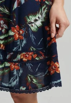 Superdry VINTAGE BEACH - Day Dress - Indo Leaf Navy -Superdry Shop 1fd63f7d81854a6cb4a4e8acd5a251c4