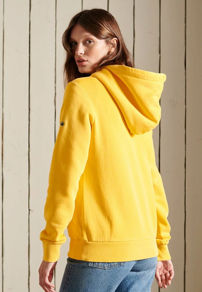 Superdry AMERICAN CLASSICS - Sweatshirt - Pigment Yellow 2 Superdry AMERICAN CLASSICS - Sweatshirt - Pigment Yellow - Image 2