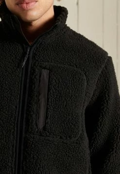 Superdry WORKWEAR - Fleece Jacket - Bison Black/deep Ruby 9 Superdry WORKWEAR - Fleece Jacket - Bison Black/deep Ruby -Superdry Shop 20631631bea347e2be87fd3a3e6392b6