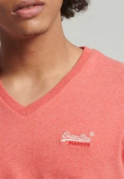 Superdry Basic T-shirt - Coral Marl -Superdry Shop 206b3ea65de74512ba1358646b75bd3f