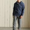 Superdry Zip-up Sweatshirt - Vintage Navy Marl