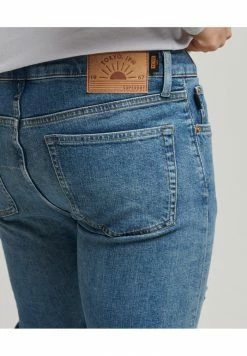 Superdry Straight Leg Jeans - Stanton Bright Blue Vintage -Superdry Shop 20ad7041707e4bdc9ef7d869f316c989