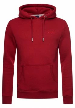 Superdry VINTAGE LOGO EMBROIDERED - Hoodie - Rich Red Marl -Superdry Shop 20edb86efc6647f3a9f11ca21a16d1e9