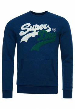 Superdry Sweatshirt - Bright Blue Marl -Superdry Shop 2154e95589cf4cb0b0762d974174a711
