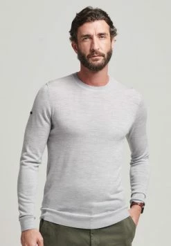 Superdry MERINO - Jumper - Mid Marl
