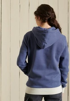 Superdry CROSSING LINES AMERICAN RINGER - Hoodie - Soft Navy -Superdry Shop 21ddb4711a5e4958a9329e89cf7c09fc