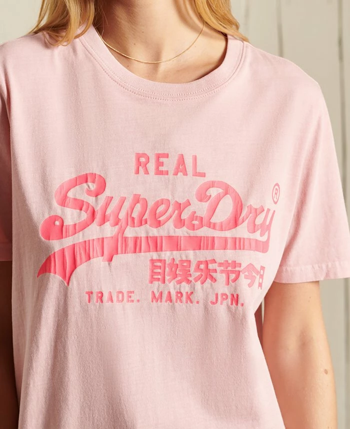 Superdry VINTAGE LOGO AMERICAN CLASSIC - Print T-shirt - Soft Pink 2 Superdry VINTAGE LOGO AMERICAN CLASSIC - Print T-shirt - Soft Pink - Image 2