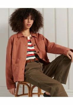 Superdry CHORE - Summer Jacket - Cinnamon -Superdry Shop 22bb8ddc711842848297622d8686d755