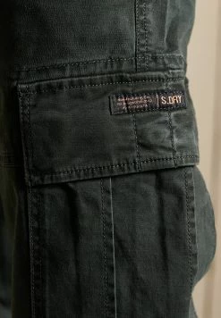 Superdry CORE - Cargo Trousers - Washed Black -Superdry Shop 22e9ad09e00f4a228ecd22238819d387