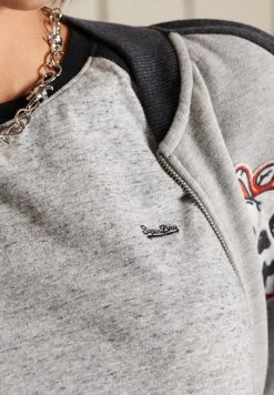 Superdry VINTAGE BASEBALL 3/4 SLEEVED - Long Sleeved Top - Athletic Grey Marl/black 6 Superdry VINTAGE BASEBALL 3/4 SLEEVED - Long Sleeved Top - Athletic Grey Marl/black -Superdry Shop 230eadb2ac9e4328b1b45b5bd1125b61