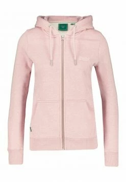 Superdry VINTAGE LOGO - Zip-up Sweatshirt - Rosa