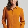 Superdry PENNY - Button-down Blouse - Pumpkin Spice