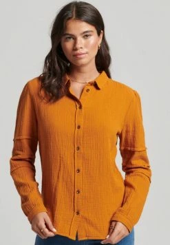 Superdry PENNY - Button-down Blouse - Pumpkin Spice