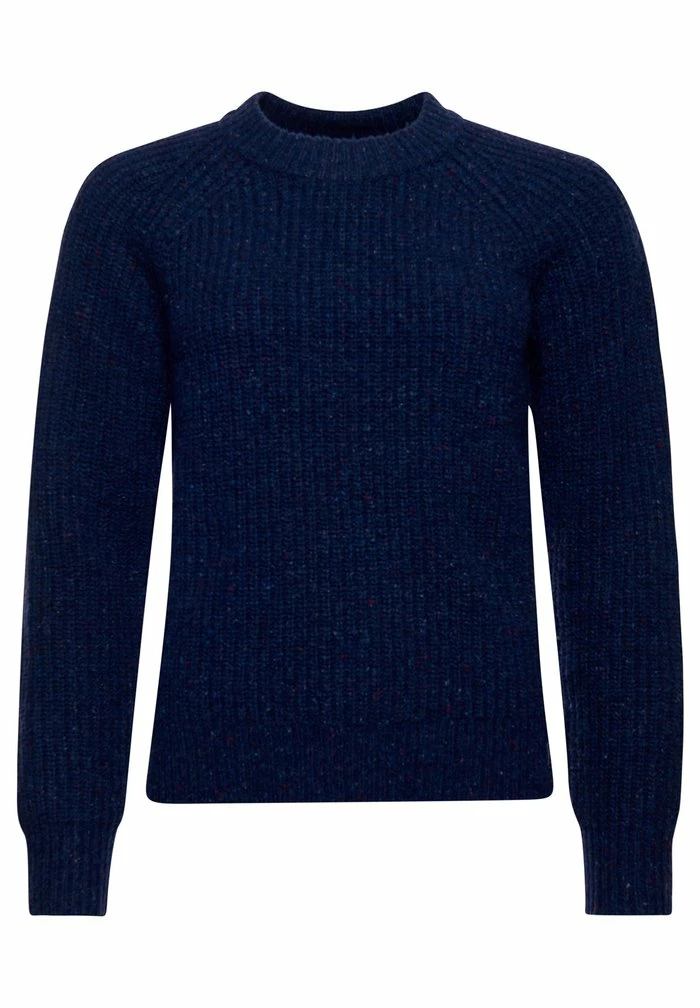 Superdry TWEED RIB CREW - Jumper - Deep Navy Tweed 4 Superdry TWEED RIB CREW - Jumper - Deep Navy Tweed - Image 4