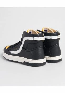 Superdry BASKET LUX - High-top Trainers - Black/mustard/white -Superdry Shop 23eed8342b7140ae997513134bb7caad