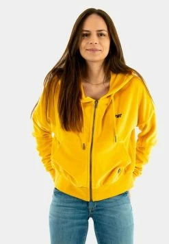 Superdry Zip-up Sweatshirt - Jaune