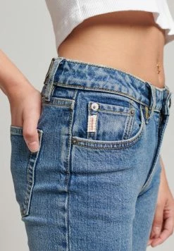 Superdry MID RISE SLIM FLARE - Bootcut Jeans - Dark Indigo Aged 8 Superdry MID RISE SLIM FLARE - Bootcut Jeans - Dark Indigo Aged -Superdry Shop 246edfa7946842a4857725f990b75191