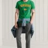 Superdry Print T-shirt - Galvanised Green