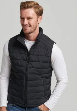 Superdry Waistcoat - Black