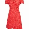 Superdry SUMMER WRAP DRESS - Day Dress - Red