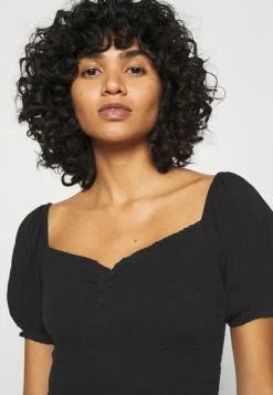 Superdry KALA SMOCKED MIDI DRESS - Day Dress - Black -Superdry Shop 24fe85105b934be5ad4e0192cbb0433d