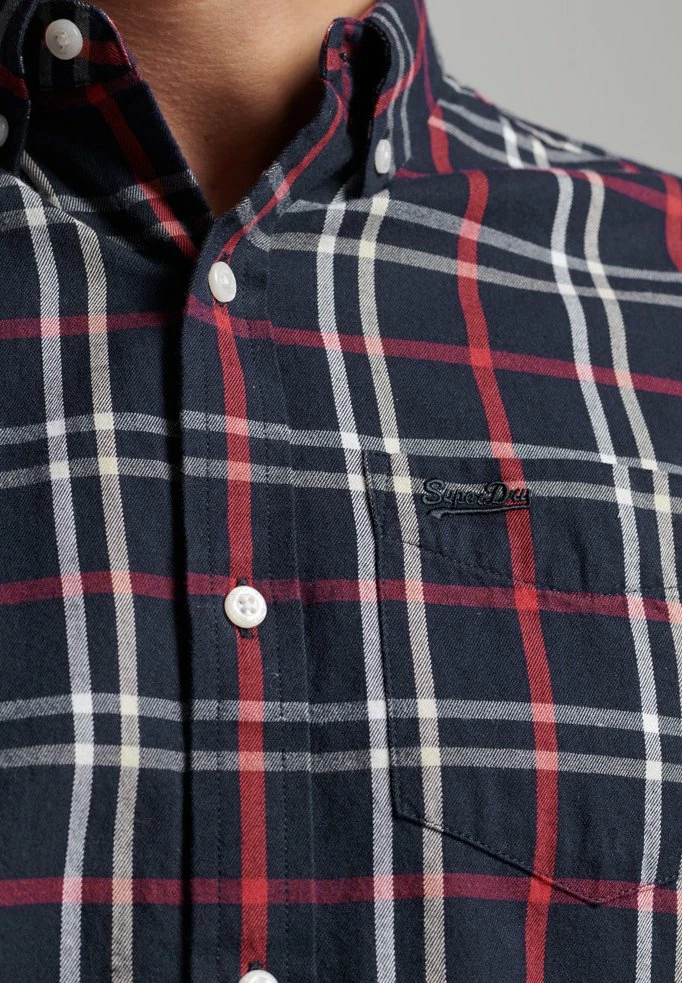 Superdry VINTAGE CHEC - Shirt - Dartmouth Check Navy 3 Superdry VINTAGE CHEC - Shirt - Dartmouth Check Navy - Image 3