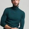 Superdry ROLL NECK - Jumper - Pine