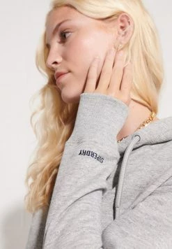 Superdry Zip-up Sweatshirt - Grey Slub Grindle -Superdry Shop 25325b409ed94d05988cde89eca4da1e