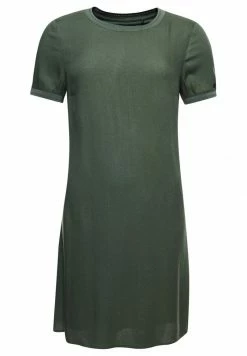 SUPERDRY WOVEN T-SHIRT DRESS - Jersey Dress - Thyme -Superdry Shop 2537812192f040fca75efe55390136ec