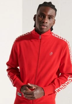 Superdry CODE TAPE - Training Jacket - Risk Red -Superdry Shop 259db76889864bcab7cc1e60023600de