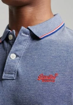 Superdry POOLSIDE - Polo Shirt - Royal -Superdry Shop 25a1f89a836b48ef9cc1a2d1e64d5f0d