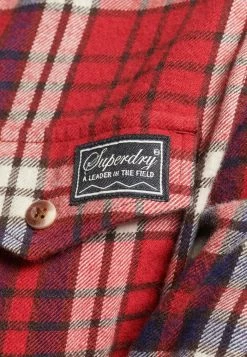 Superdry Button-down Blouse - Canyon Red Check -Superdry Shop 25a20398b08b410dbb3ded1d1f17865e
