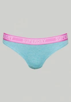 Superdry Bikini Bottoms - Venice Blue Marl -Superdry Shop 25afd44194434dca9e4c49d770b0c347