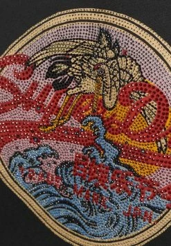 Superdry VINTAGE LOGO NARRATIVE RHINESTONE CREW - Sweatshirt - Black -Superdry Shop 25c3f4518db94e7f89b6d6219a494958