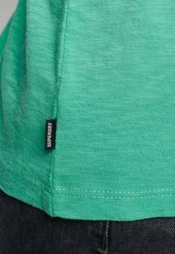 Superdry LONG SLEEVE V-NECK - Long Sleeved Top - Aruba Aqua -Superdry Shop 25dfb2b79e2a4b14b4ddf0f62b5067c0