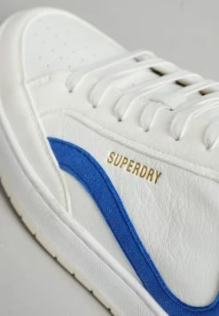 Superdry VINTAGE VEGAN - Trainers - White Blue -Superdry Shop 25e0551cabb640bba8a03c84a83dbd89