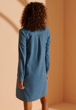 Superdry Denim Dress - Chambray Blue -Superdry Shop 25efcd840156468d80b26d698d620a84