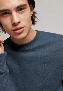 Superdry VINTAGE LOGO CREW - Sweatshirt - Vintage Navy Marl 6 Superdry VINTAGE LOGO CREW - Sweatshirt - Vintage Navy Marl -Superdry Shop 25fdfd6678e34dc88df21808fe4955e2