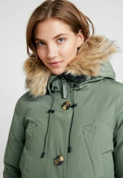 Superdry ROOKIE - Down Coat - Olive/khaki -Superdry Shop 26488df773d74b01a0b282e7ae16ec6f