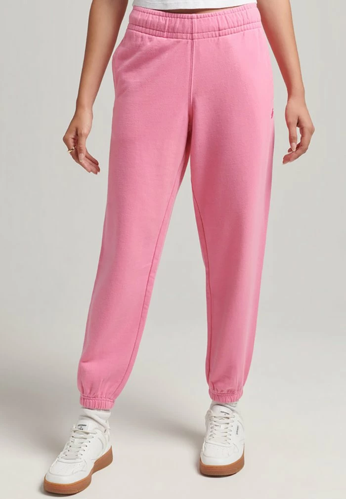 Superdry ESSENTIAL - Tracksuit Bottoms - Marne Pink 1 Superdry ESSENTIAL - Tracksuit Bottoms - Marne Pink