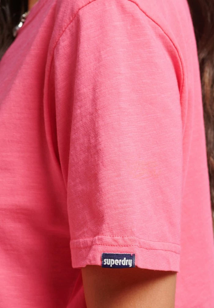 Superdry STYLE - Print T-shirt - Knockout Pink Slub 3 Superdry STYLE - Print T-shirt - Knockout Pink Slub - Image 3