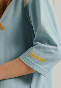 Superdry COLLEGIATE IVY LEAGUE - Long Sleeved Top - Fresh Mint -Superdry Shop 267517dbea154a65889f5614ac48b425