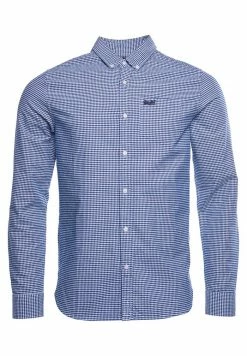 Superdry Shirt - Royal Blue Gingham -Superdry Shop 2697f18087114c23b691a46a8b1a4892